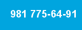 981 775-64-91